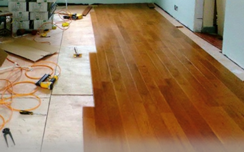台中地板施工作品 - 夏悅工程