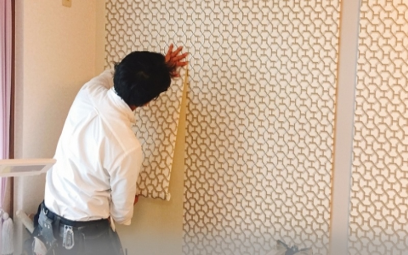 台中壁紙施工作品 - 夏悅工程