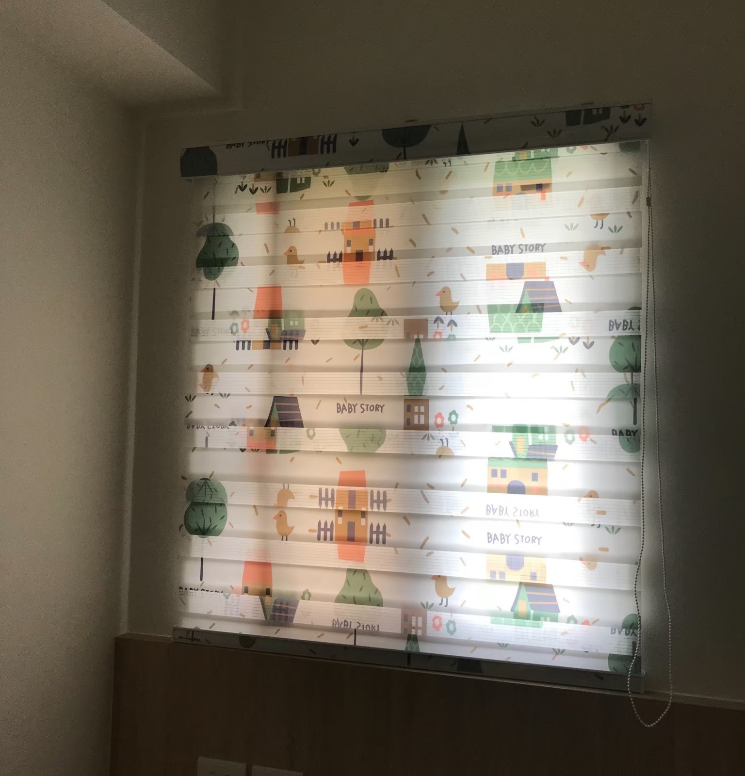 台中調光簾訂做 – 夏悅窗飾批發工廠斑馬簾雙層調光設計